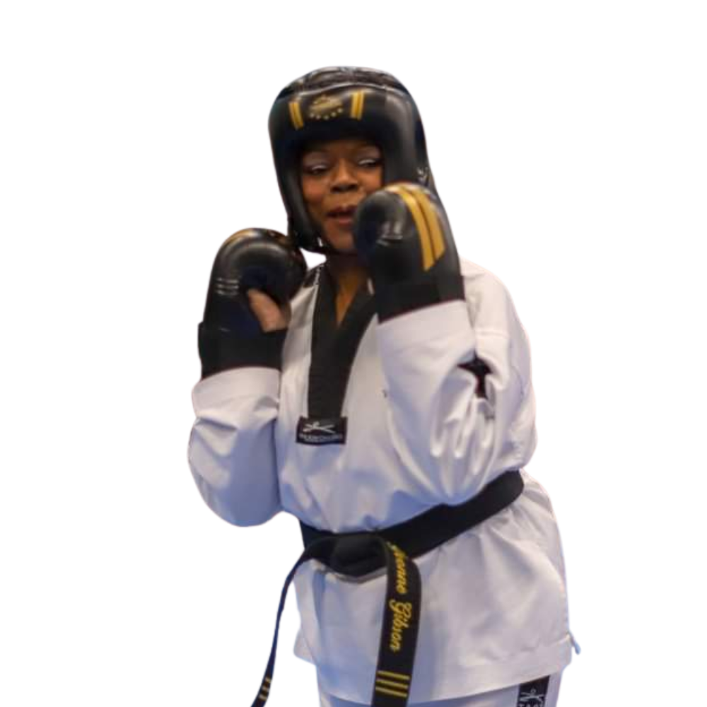 adult student sparring